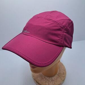 Eddie Bauer FreeShade Lightweight Running Hat Magenta Hiking Camp Cap 5 Panel